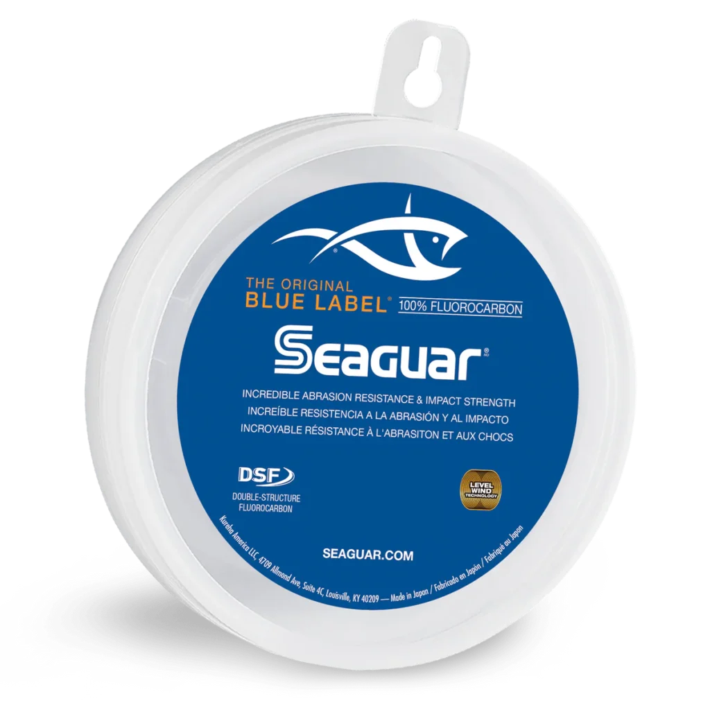 Seaguar Blue Label fluorocarbon fishing line spool