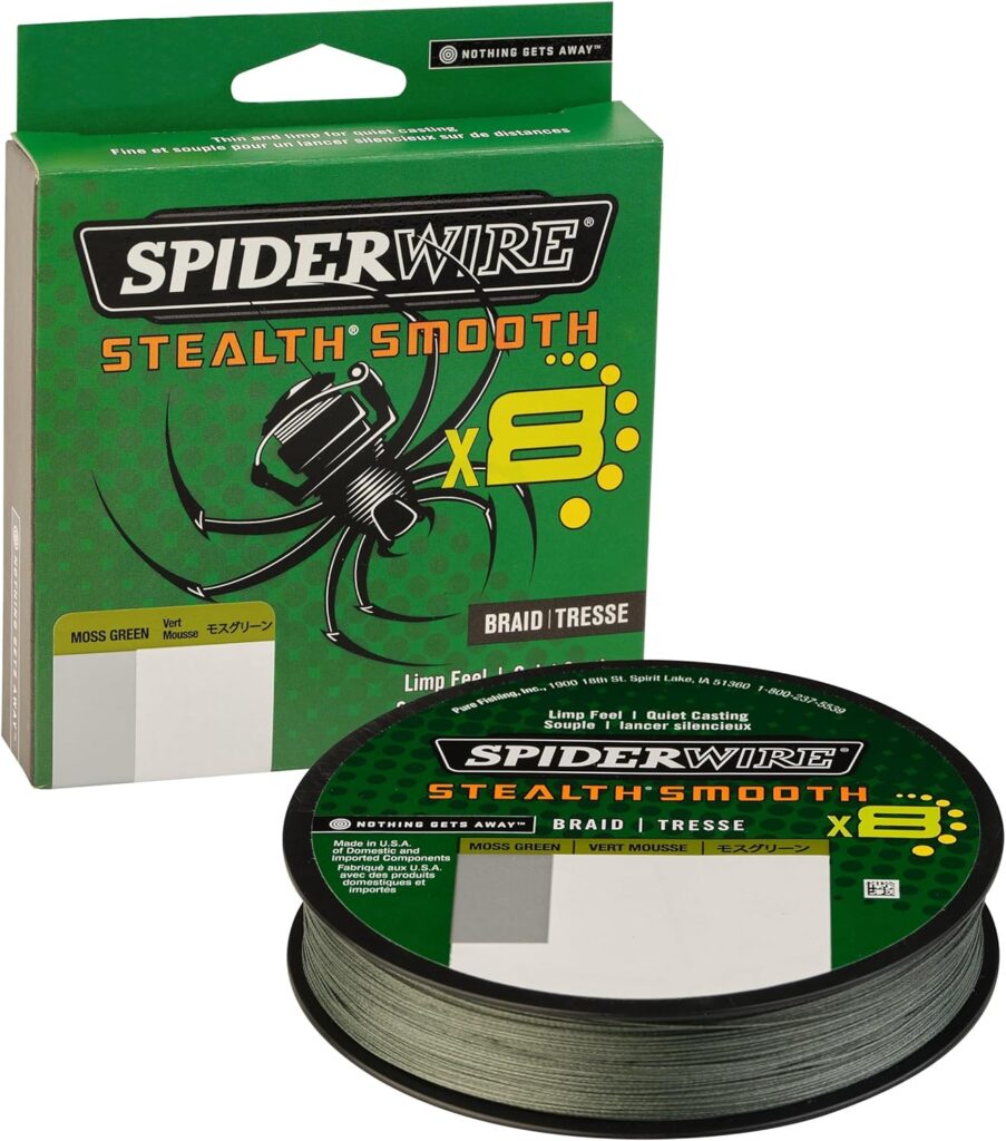 Spiderwire Stealth Smooth fishing line spool