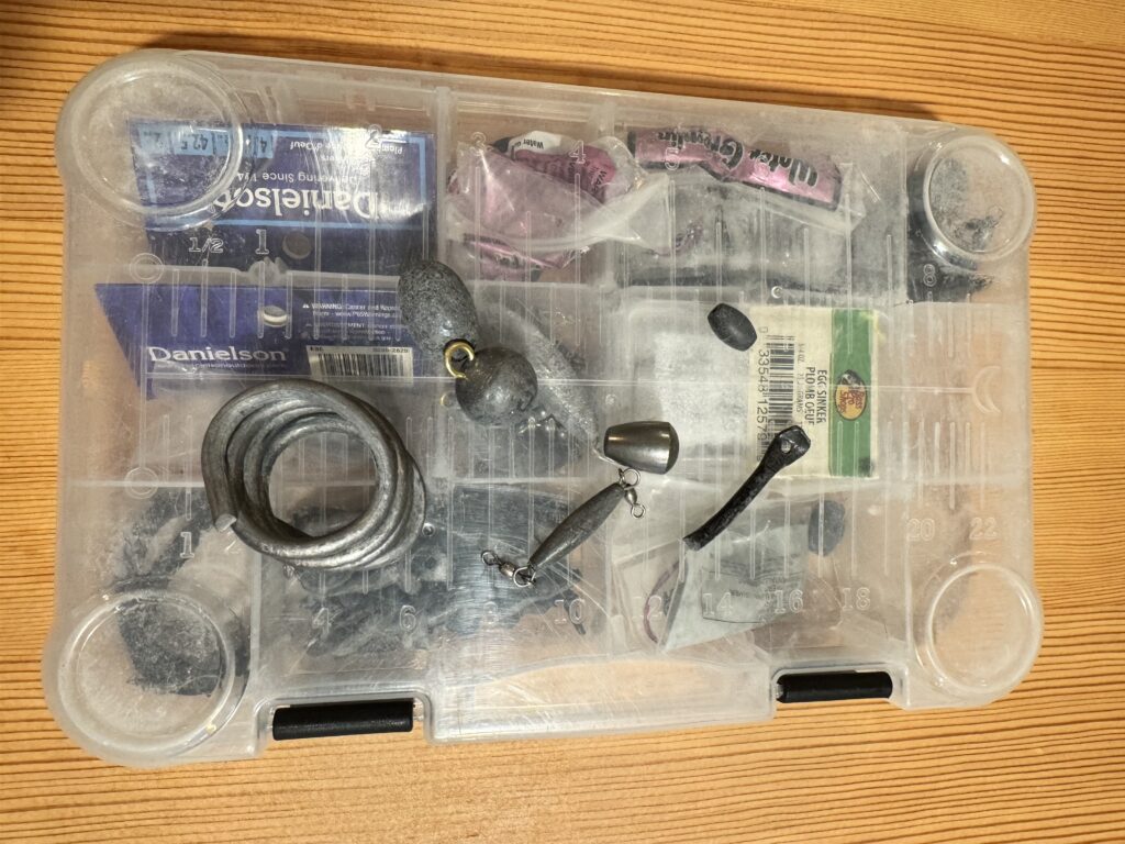 salmon fishing weights including egg sinkers pencil lead cannonball sinkers and inline weight