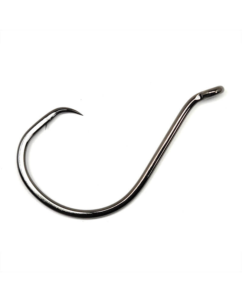 circle hook with inward point used for salmon fishing rigs