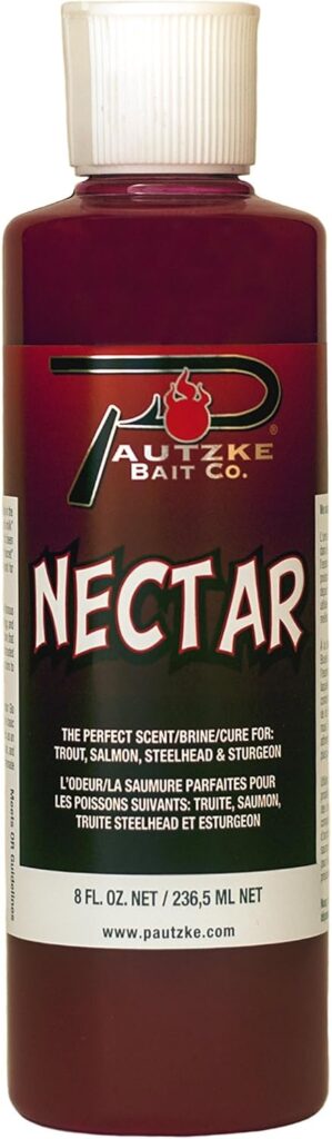 Pautzke Nectar liquid scent additive for cured salmon eggs