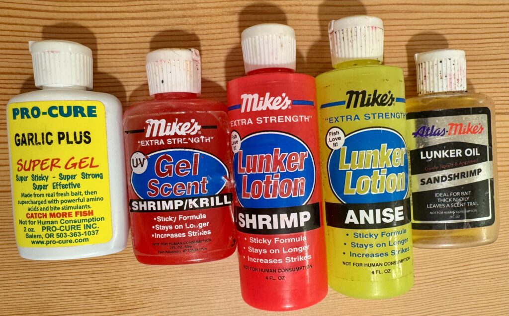 salmon fishing scents commonly used in Pacific Northwest rivers