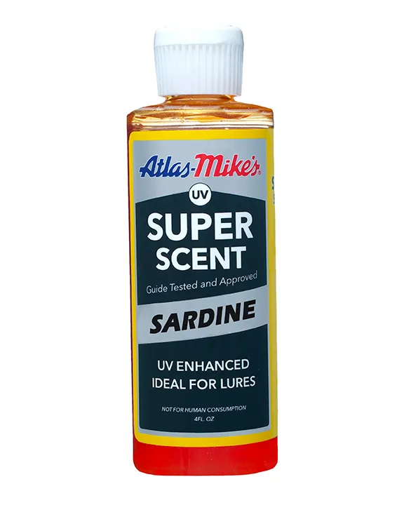 Atlas Mike's Super Scent Sardine salmon fishing bait scent