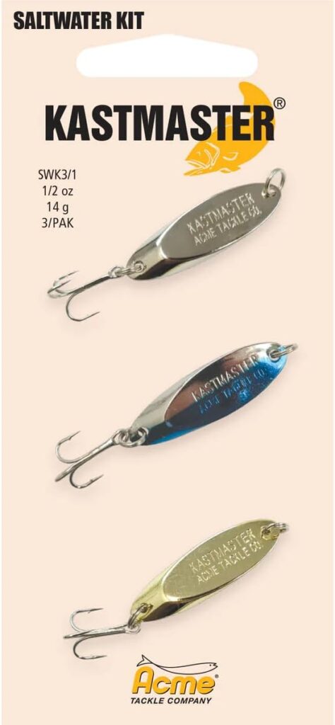 multipack acme kastmaster spoon lures set
