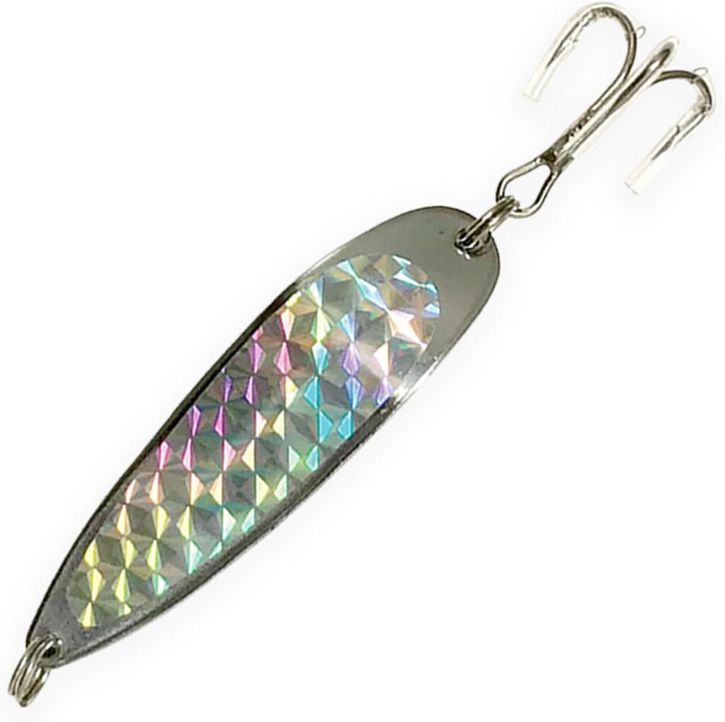 silver crocodile spoon lure