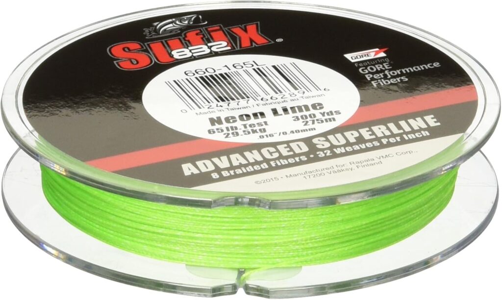 Sufix 832 Advanced Superline braided fishing line for salmon fishing mainline setup