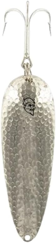 silver hammer finshed Daredevle nickle back spoon lure