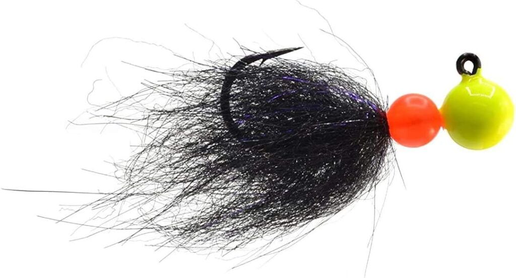 Mustad Sink It Series Jig 1/4 oz (Chartreuse/Black)